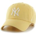 47-brand-curved-brim-new-york-yankees-mlb-clean-up-yellow-cap