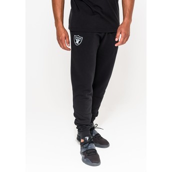 New Era Oakland Raiders NFL Black Long Track Pant