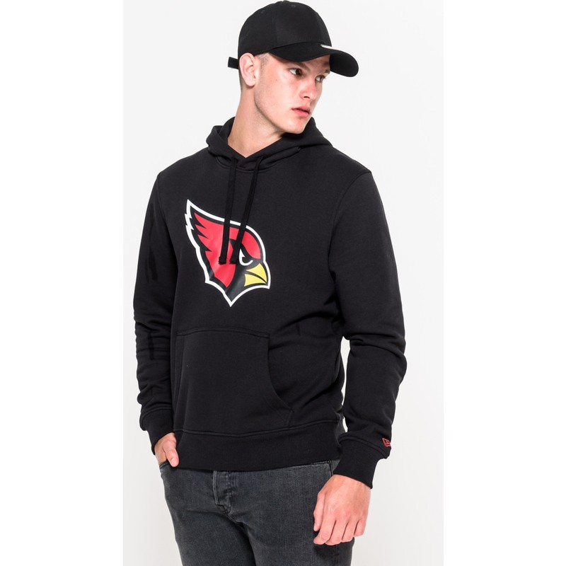 New Era Arizona Cardinals NFL Black Pullover Hoodie Sweatshirt: Caphunters.com