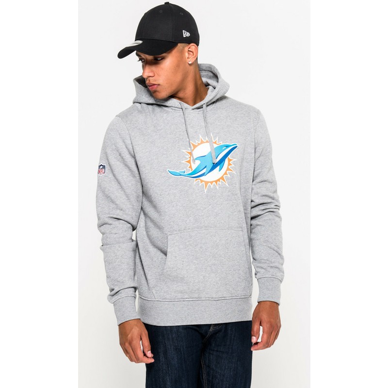 gray miami dolphins hoodie