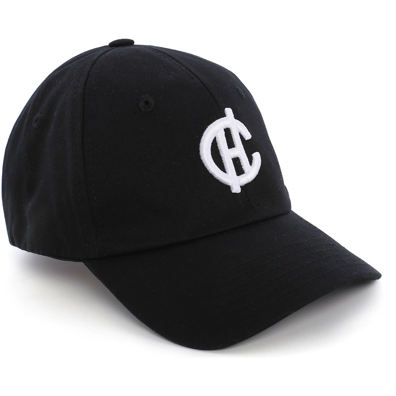 caphunters-curved-brim-ch-logo-aspen-black-cap