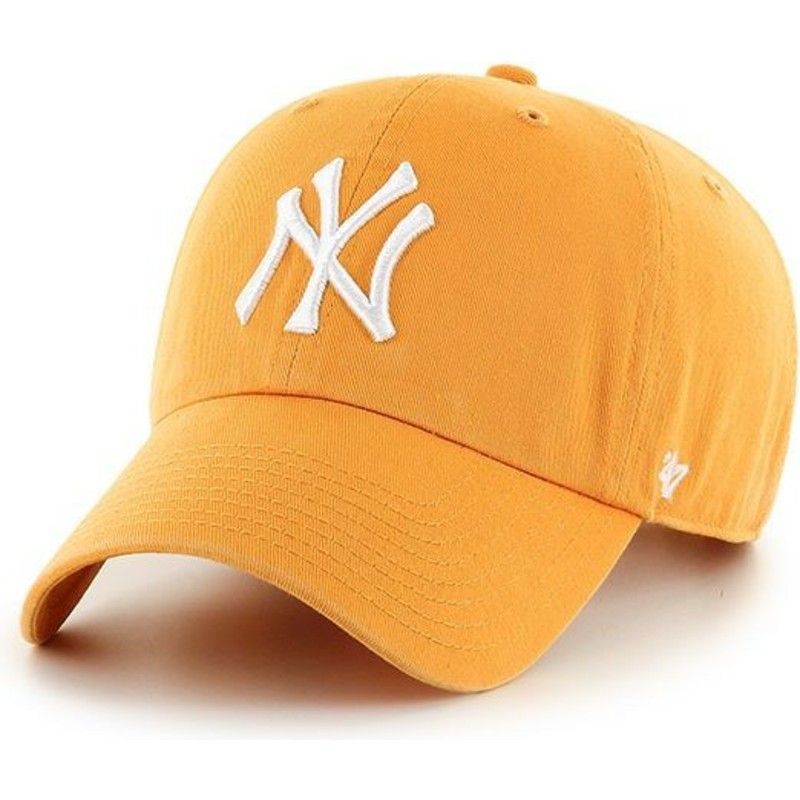 gorra-curva-amarilla-de-new-york-yankees-clean-up-de-47-brand