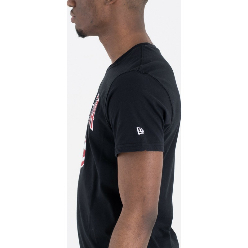 New Era Atlanta Hawks NBA Black T-Shirt: Caphunters.com