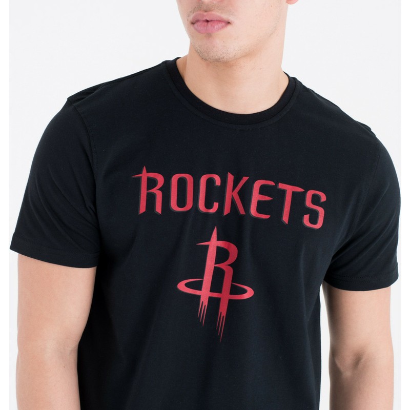 New Era Houston Rockets NBA Black T-Shirt.