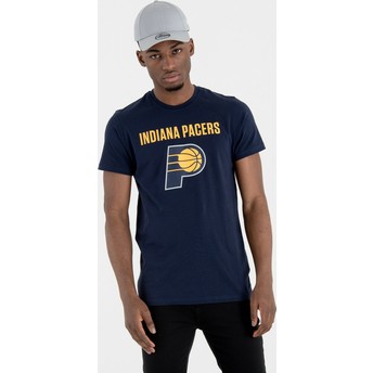 Camiseta de manga corta azul marino de Indiana Pacers NBA de New Era