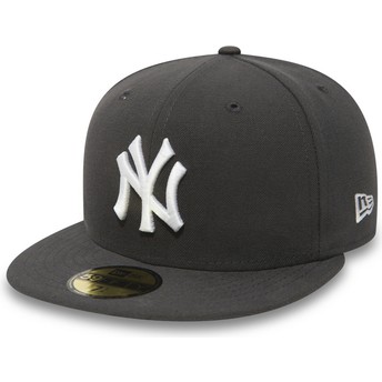 Gorra plana piedra ajustada 59FIFTY Essential de New York Yankees MLB de New Era