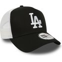 new-era-clean-a-frame-los-angeles-dodgers-mlb-black-trucker-hat
