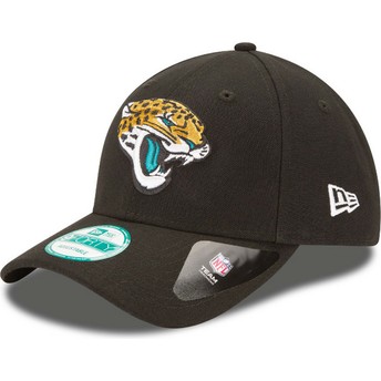 Gorra curva negra ajustable 9FORTY The League de Jacksonville Jaguars NFL de New Era