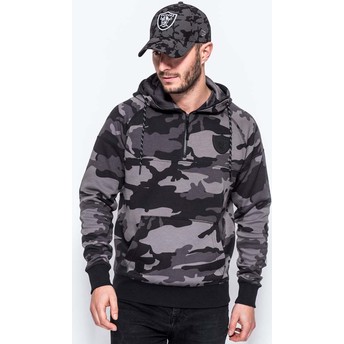 New Era Half Zipped Hoody Oakland Raiders NFL Camouflage Sweatshirt