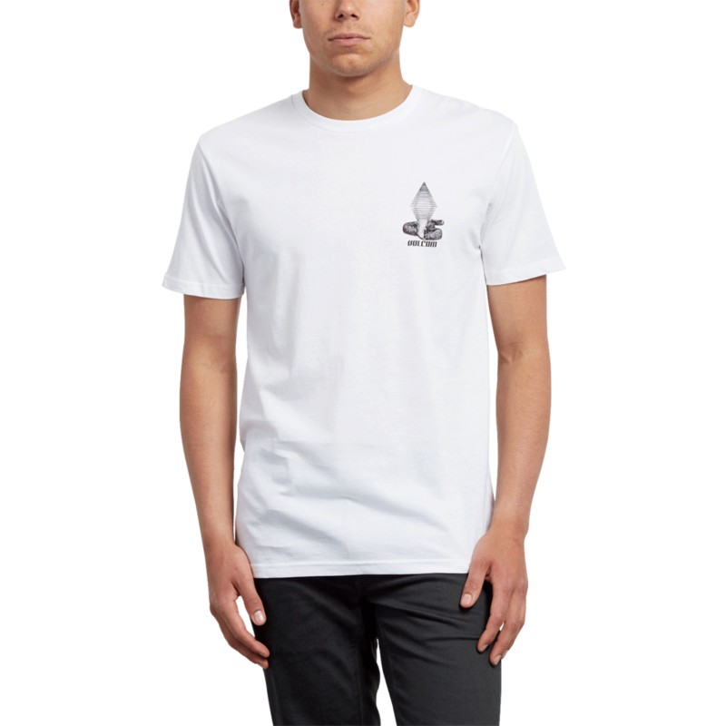 Volcom White Digitalpoison White T-Shirt: Caphunters.com