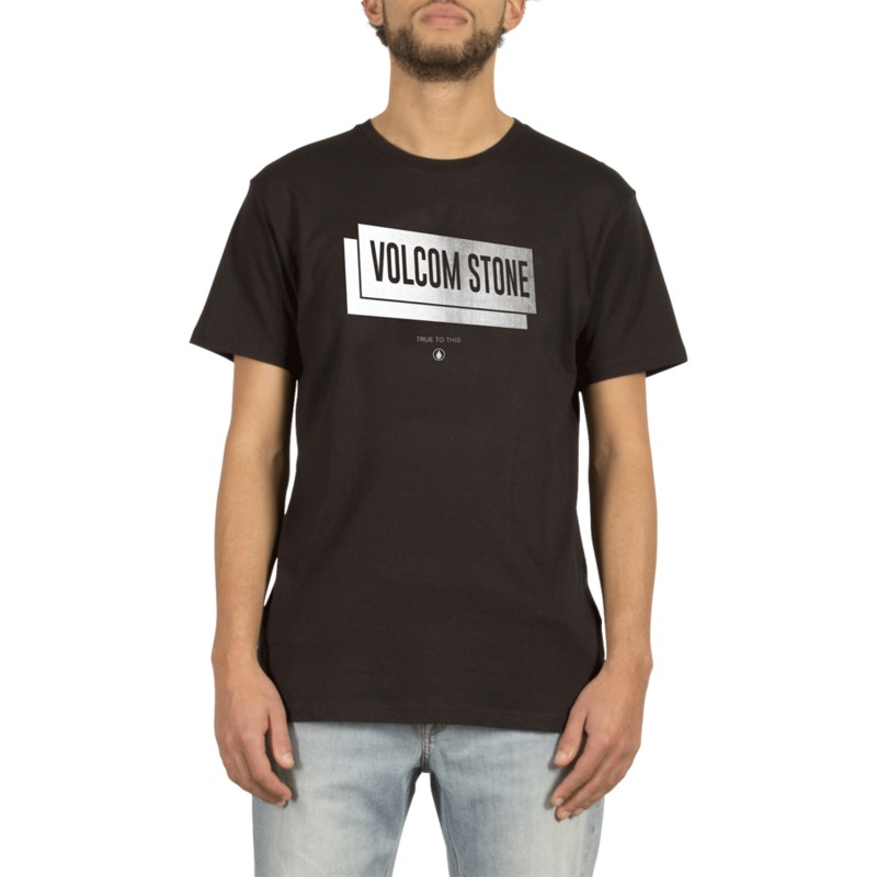 Volcom Black Grubby Black T-Shirt: Caphunters.com