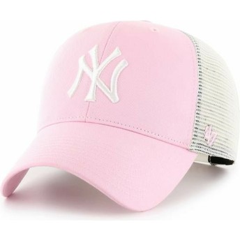 Gorra trucker rosa claro MVP Flagship de New York Yankees MLB de 47 Brand