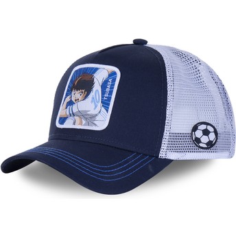 Capslab Tsubasa Oozora TSU2 Captain Tsubasa Navy Blue and Grey Trucker Hat