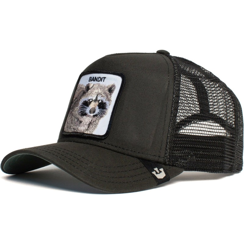 New Black Panther Goorin Bros Animal Farm Trucker Mesh Baseball Hat Snapback Cap