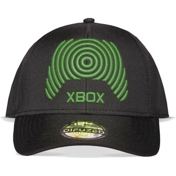 Gorra curva negra snapback Xbox Remote Logo Microsoft de Difuzed