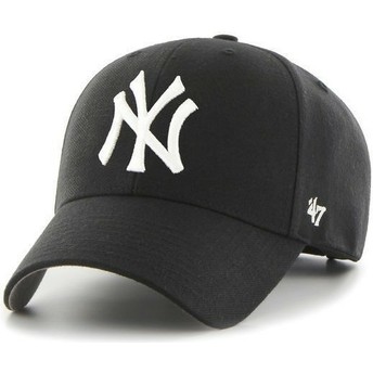 47 Brand Curved Brim New York Yankees MLB Black Cap